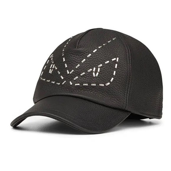 Fendi Other - Fendi unisex FF bugs monster eyes leather baseball hat NEW